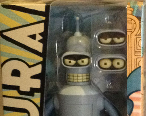 Futurama Bender toy in box